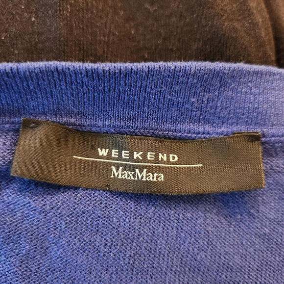 MaxMara Weekend Royal blue knit top - Picture 7 of 9